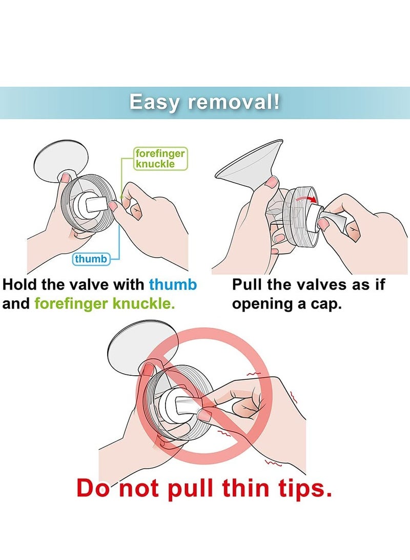 Backflow Protector Duckbill Valve Compatible with Spectra S1 / Spectra S2 / Spectra, Backflow Protector for Spectra Duckbill Valve Replace for Spectra Pump Replacement Parts