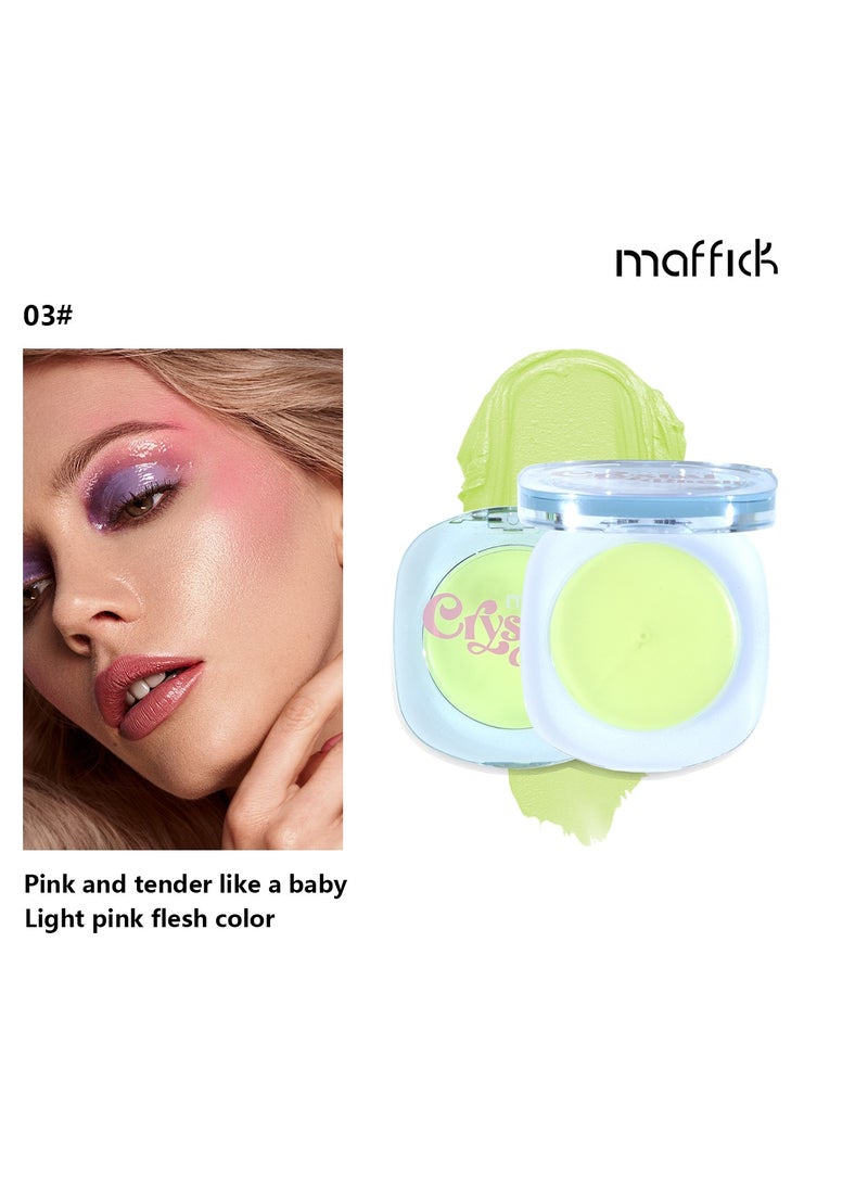 MAFFICK Crystal Color-Changing Highlight Blush Cream for Natural Makeup Look