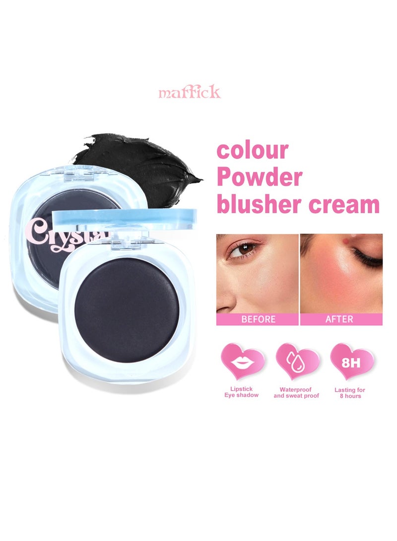 MAFFICK Crystal Color-Changing Highlight Blush Cream for Natural Makeup Look