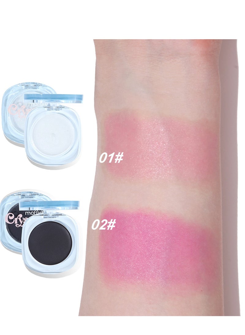 MAFFICK Crystal Color-Changing Highlight Blush Cream for Natural Makeup Look