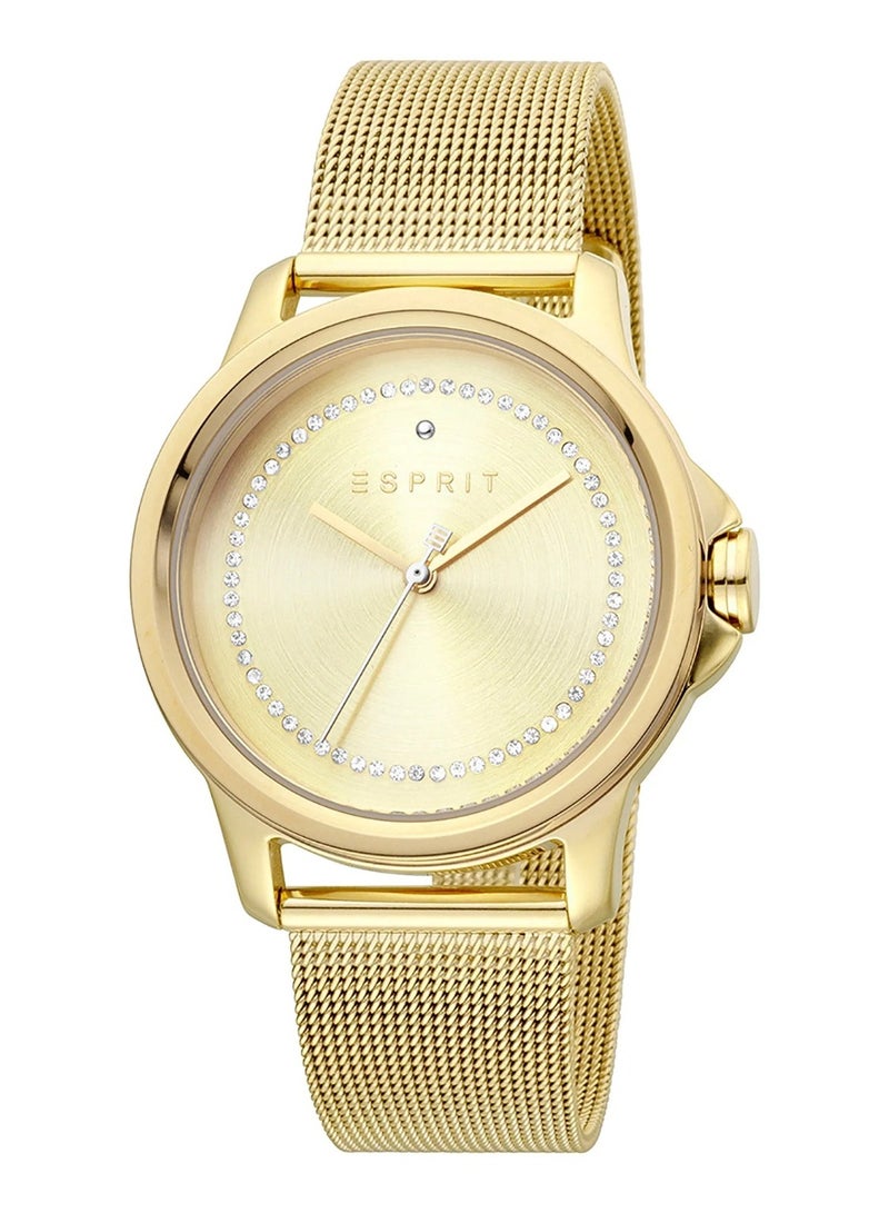 Esprit Stainless Steel Analog Women's Watch With Gold Stainless Steel ES1L147M0085