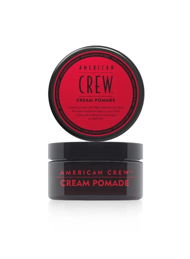 Cream Pomade, light/medium hold with low shine, 85g