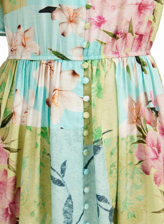 Cherry Blossom Midi Dress