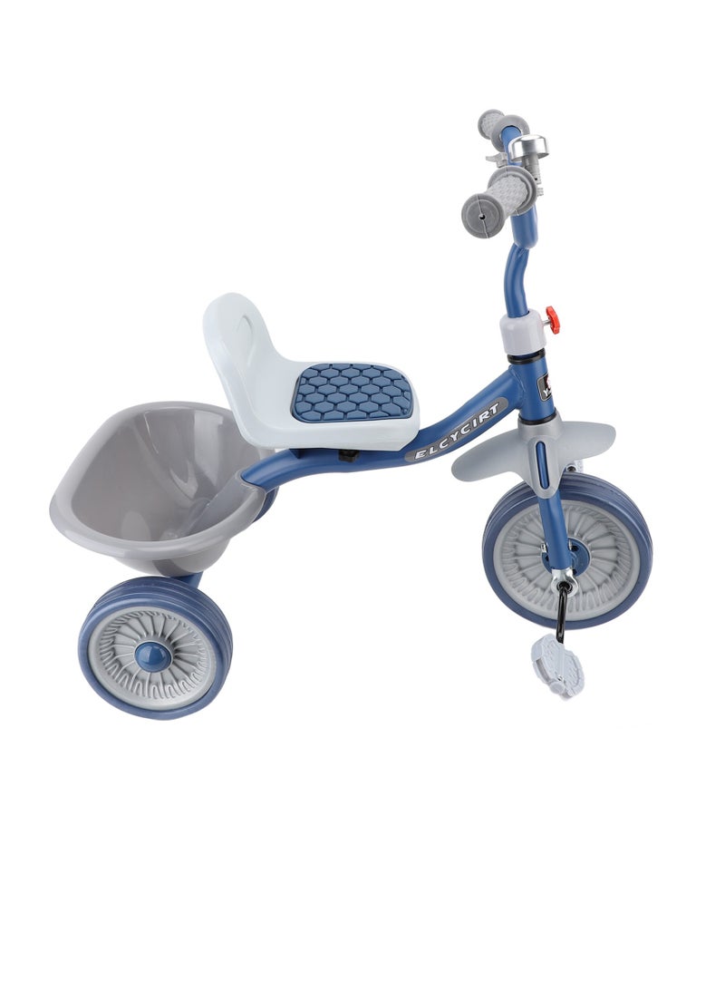 Toddler Tricycle to Avoid Rollover, Anti-Skid, Silent Wheel Adjustment Chair, Children's Tricycle Toy, 40kg Load-Bearing Blue