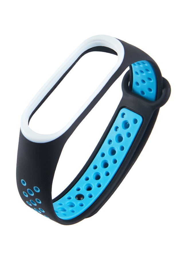 Replacement Watch Band For Xiaomi Mi Band 4 Black/Blue