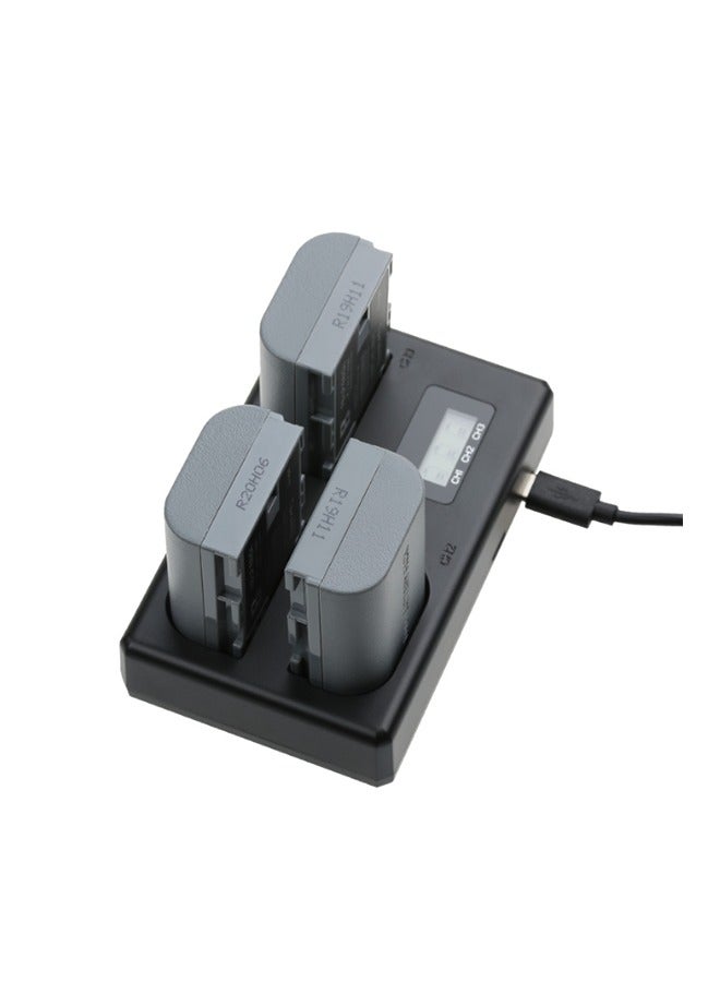 LP-E6 Charger for Canon Cameras R5 R6 5D3 5D4 70D 80D 5D2 - Battery Charger