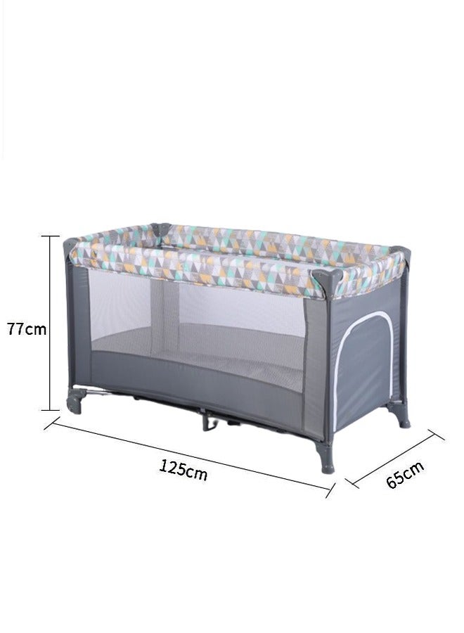 Multifunctional Portable Folding Crib And Playbed Ideal For Newborns And Toddlers With Travel Carry Bag