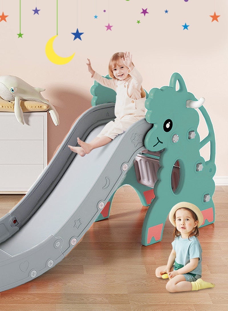 Child Slide Kids Slide Indoor Home Babywith Enhanced Safety Features - Sturdy Construction Anti-Slip Cushioning and 360° Smooth Design for Optimal Protection Folding Slide