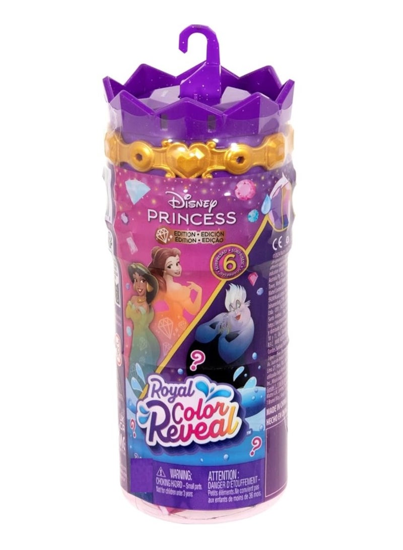 Disney Princess Royal Color Reveal - Princess Vs. Villains Edition - 1 Piece Only, Assorted/Character May Vary