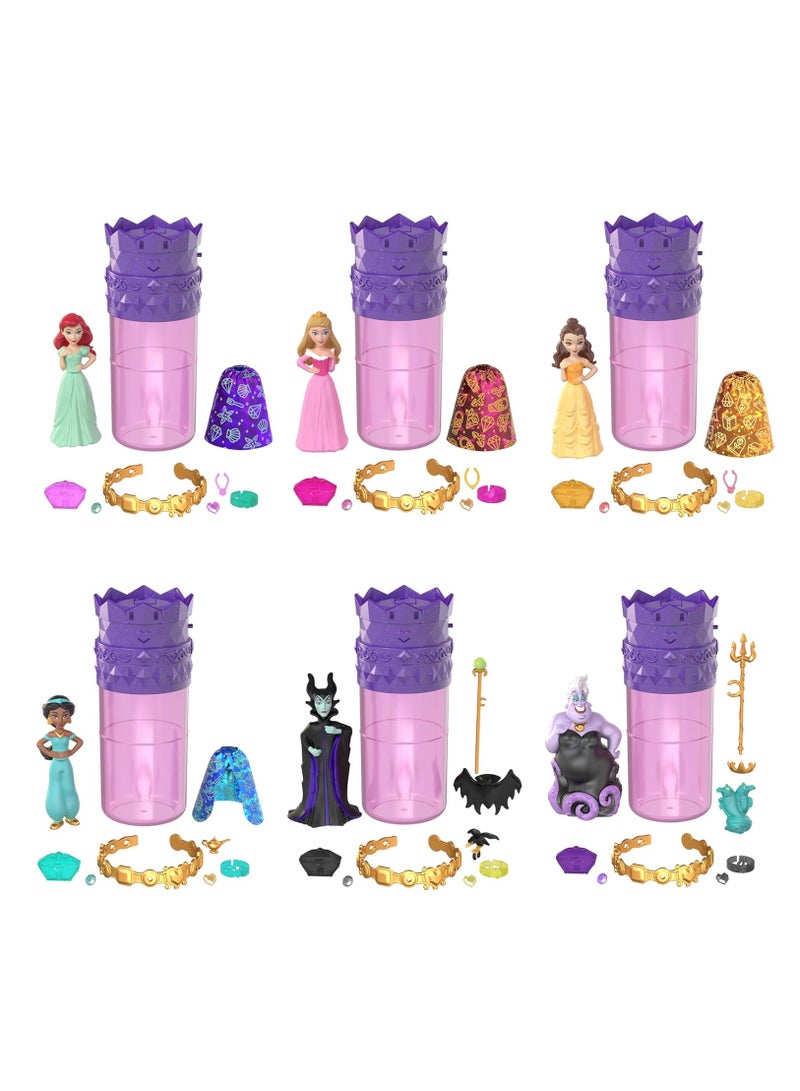 1 Piece Only, Assorted/Character May Vary - Disney Princess Royal Color Reveal Princess vs Villains Edition