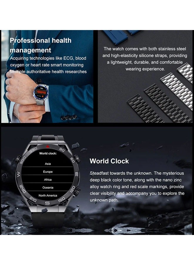 BSNL WISME Smart Watch Heart Rate Monitor BT Call 1.43inch Amoled Screen IP67 Waterproof NFC Sports Smartwatch for Men Women