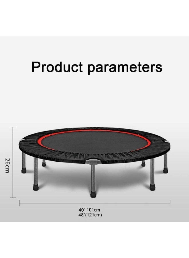 COOLBABY Adult Trampoline Mini Fitness Home Exercise Indoor Trampoline Adult Gym Motion Foldable Trampoline Exercise to Lose Weight Jump Bed 40 inc no handle