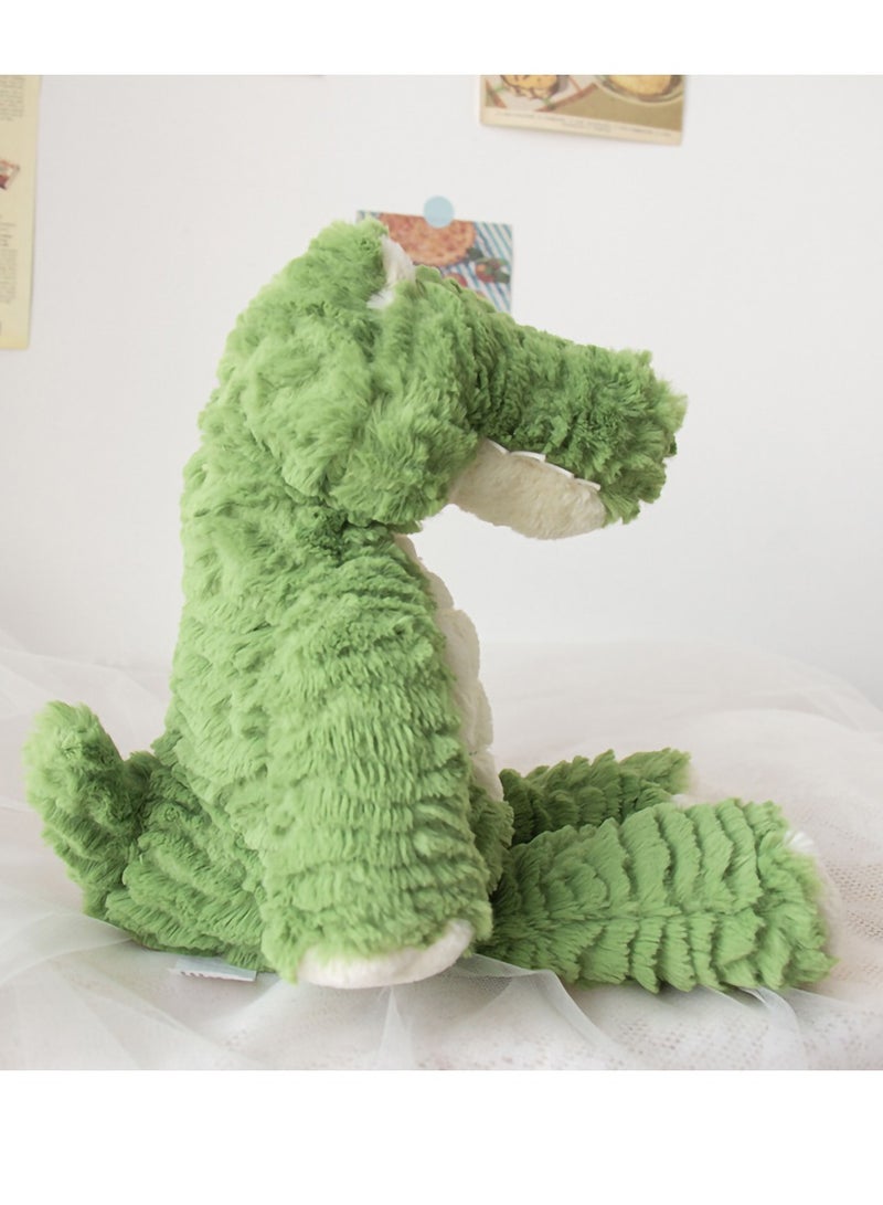 Stuffed Animal Lovely Crocodile, Plush Animal Toy, 30cm Birthday Gift, for Kids Gift Girlfriend Wife (Green)