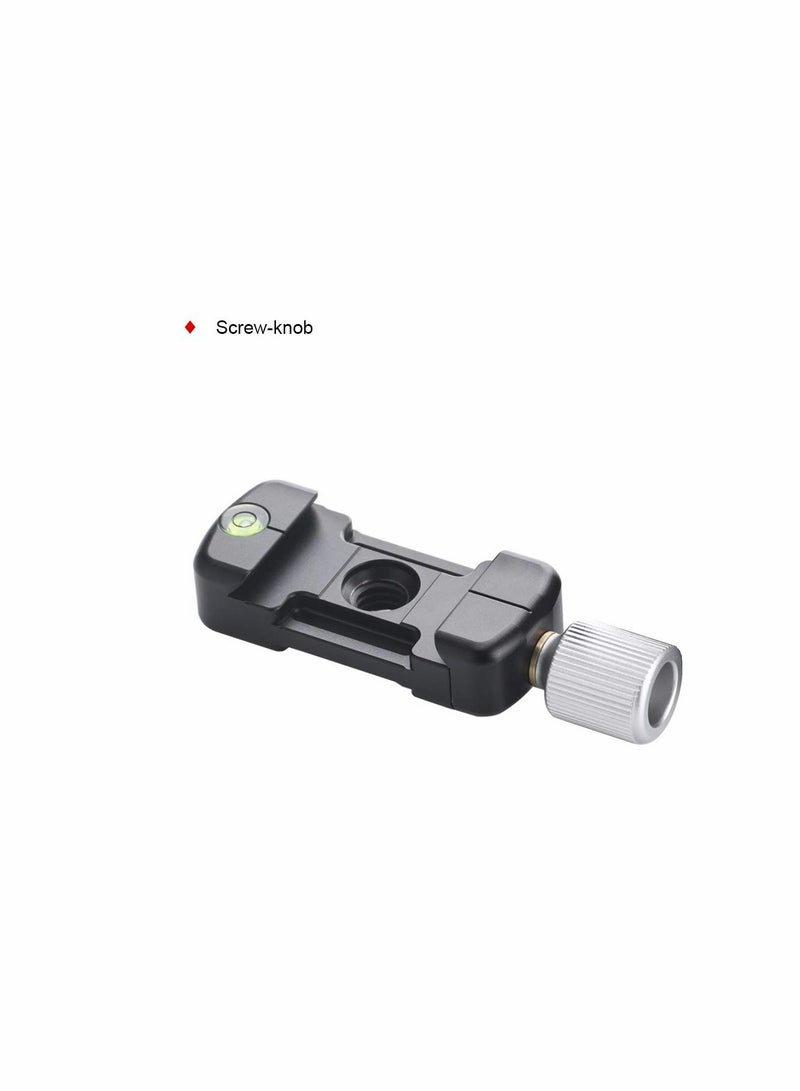 DDC - 26LT QR - Plate + Clamp Combo Compatible with Arca/ RRS QR Plate (26mm) Screw-knob Clamp Aluminum Material