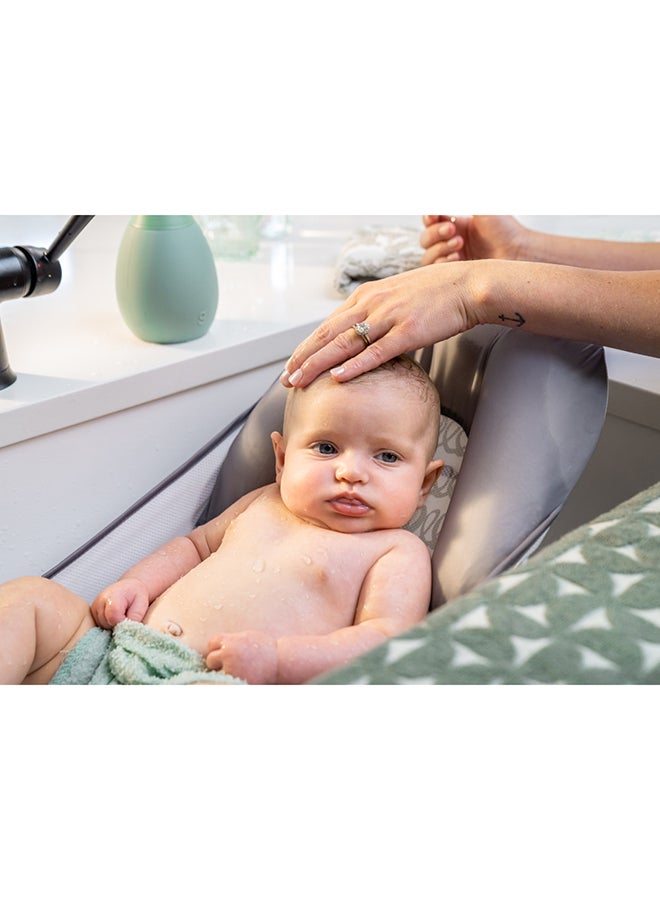Foldaway 2-Position Baby Bather, 0 - 6 Months - Grey
