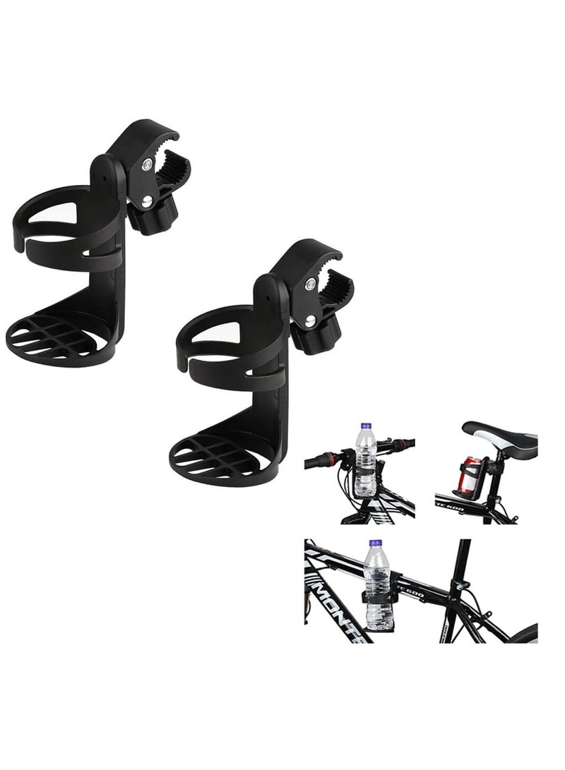 Bike Water Bottle Holder Bike Cup Holder Water Bottle Holders for Bike Universal Drinks Holder for Large Bottles Bike Water Bottle Cages Fits Most Bicycles (2 Packs)