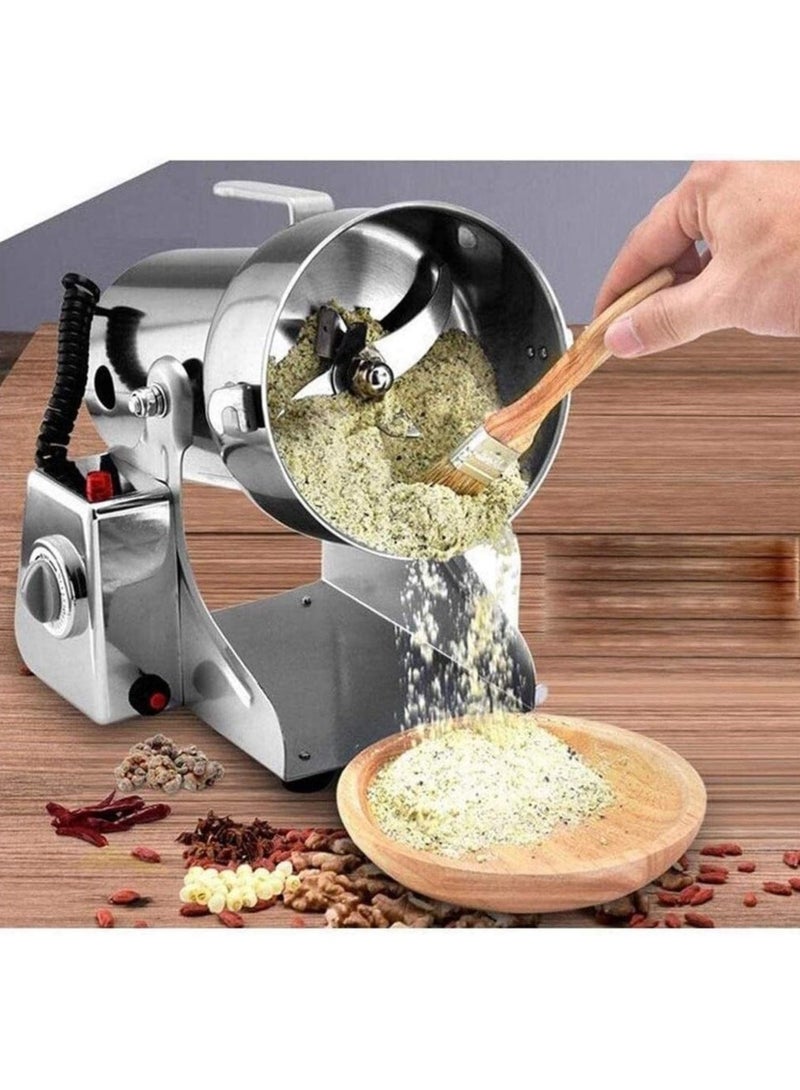 Silver Crest 500 grams Heavy Grinder for Cereal, Grain, Spice Powder Grinder Machine 100% Copper Motor, Imported