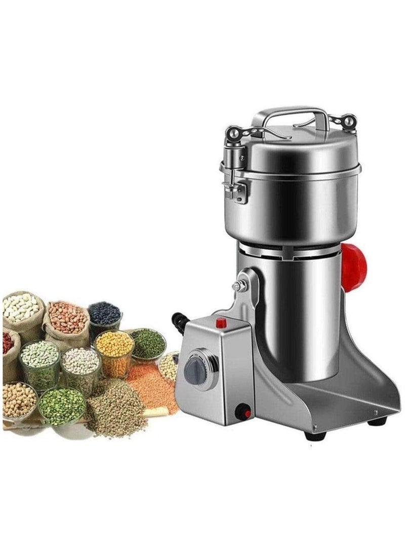 Silver Crest 500 grams Heavy Grinder for Cereal, Grain, Spice Powder Grinder Machine 100% Copper Motor, Imported