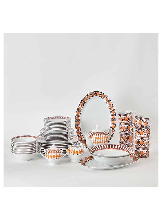 Dramatic 49-Piece Dinner Set 35 x 2.6 x 24 cm
