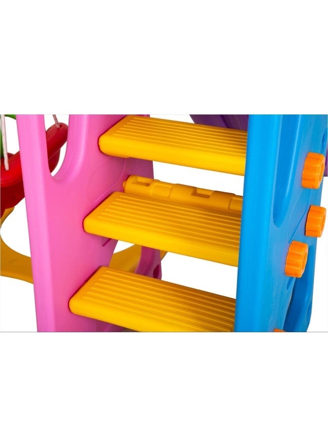 RBW TOYS Two Steps Slides for kids, Baby Joy Slide, First Slide Plastic Play Slide Climber for Children Activities & Games