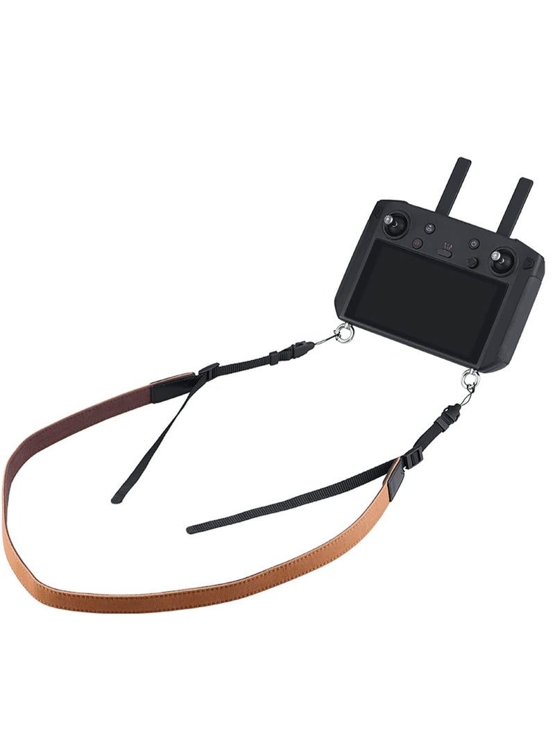 Neck Lanyard for DJI Smart Controller Mavic 2 Accessories for Mavic Air 2 Air 2S Mini 3 PRO Accessories with Screen Remote Controller Shoulder Neck Tape Screws (Brown)