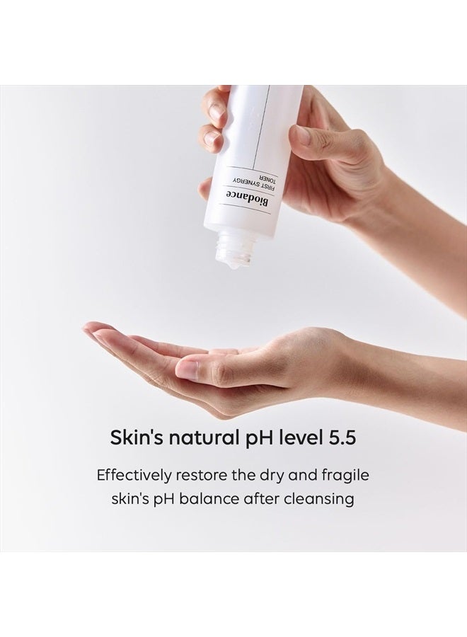 Biodance First Synergy Toner, All-in-One Toner, Moisturizing, Skin Balance, Hyaluronic Acid | 5.07 fl.oz, 150ml