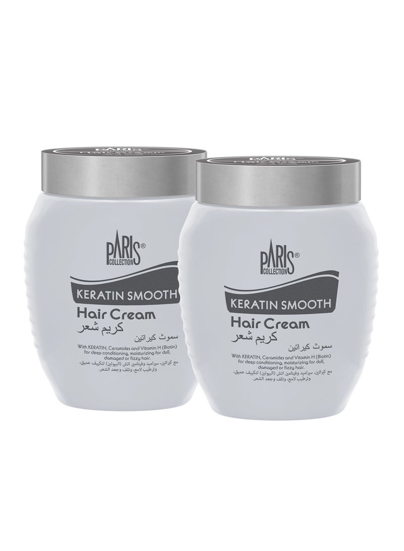 Keratin Smooth Hair Cream 475ml (Pack Of 2)