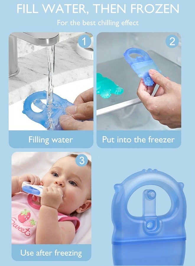 Water Fillable Silicone Cold Baby Teether, 0 - 12 Months