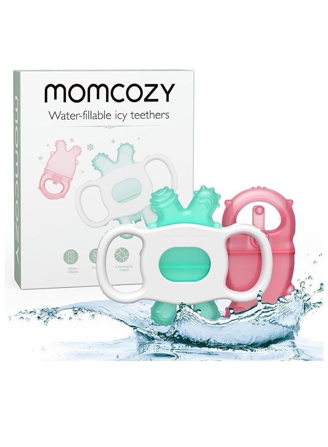 Water Fillable Silicone Cold Baby Teether, 0 - 12 Months