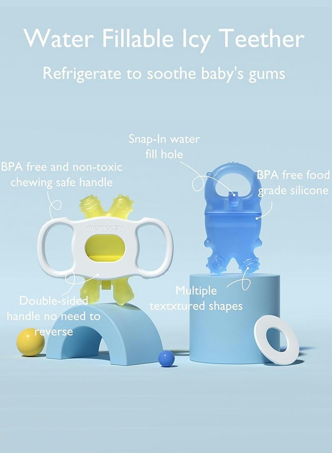 Water Fillable Silicone Cold Baby Teether, 0 - 12 Months