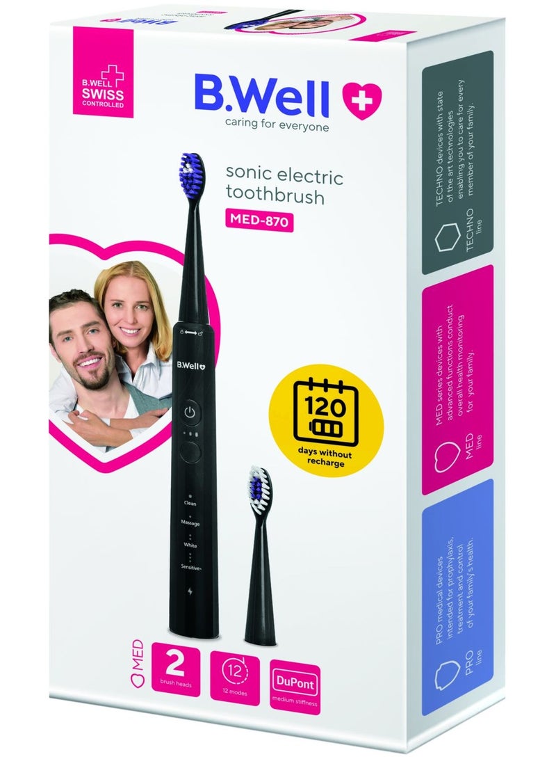 B WELL PRO-870 Electric Sonic Toothbrush