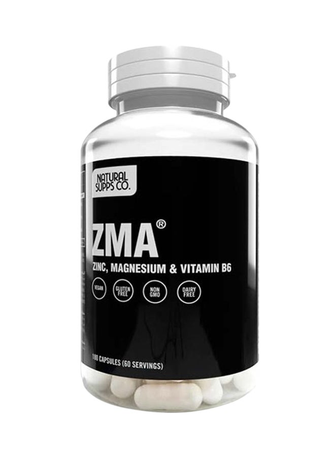 ZMA Zinc And Magnesium 180 Capsules