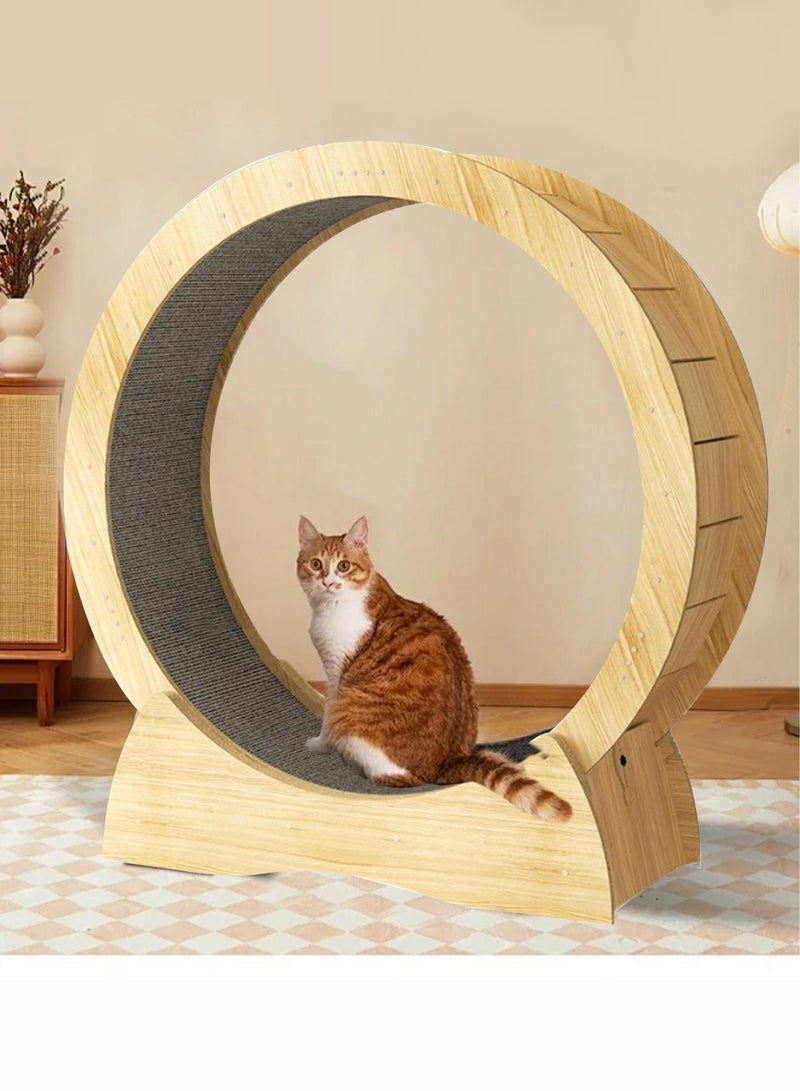 Pet Cat Treadmill Large Pet Silent Treadmill With Carpeted Runway Cat Exercise Wheel Cat Running Roller Silent Sports Fitness Large Cat Climbing Frame Cat Wheel Kitten Toy For Indoor Cats 70x30x97 Cm