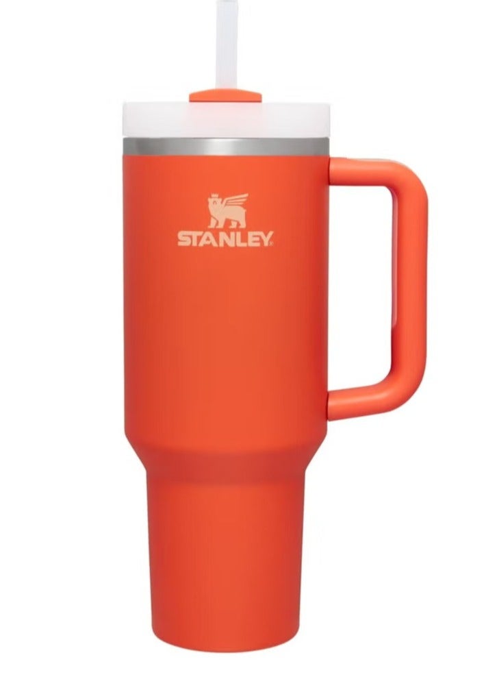 Stanley Quencher H2.0 FlowState Stainless Steel Vacuum Insulated Tumbler with Lid and Straw for Water, Iced Tea or Coffee, Smoothie and More, 40 oz,