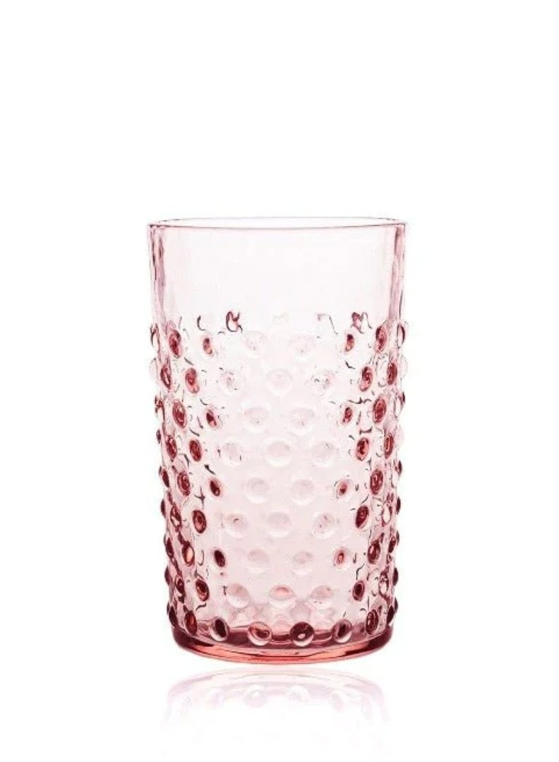 Blush Pink Hand-blown Glass - Set of 2