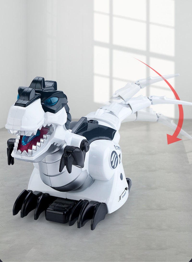 Children's Toy Simulation Dinosaur Electric Remote Control Deformable Spray Model Set