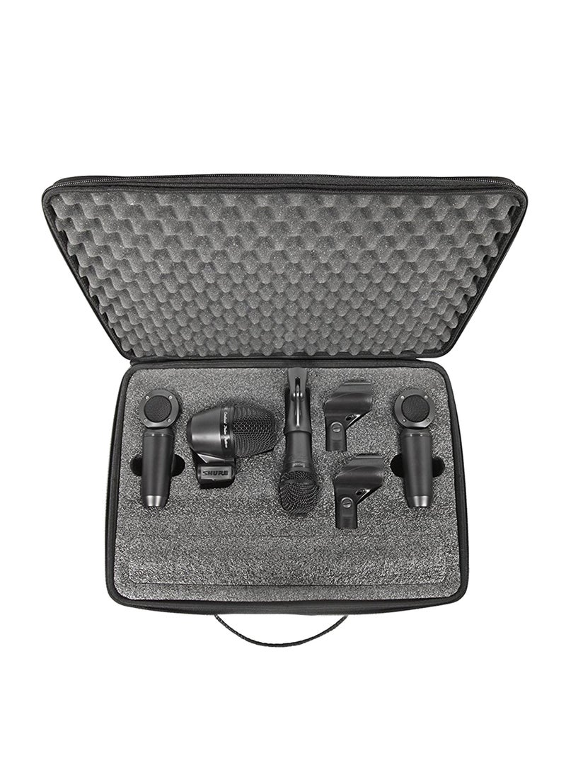 4-Piece Drum Microphone Kit PGADRUMKIT4 Black