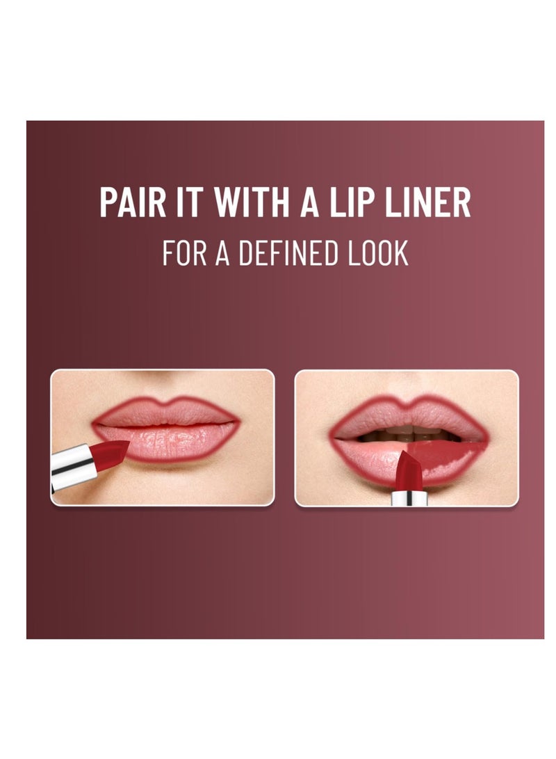 Swiss Beauty  Matte Creamy Lipstick Non drying  Highly pigmented Lipstick Shade Velvet Maroon 3.8gm