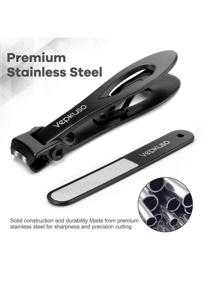 German Nail Clippers For Men Vepkuso Toenail Clippers For Thick Toenails For Seniors Wide Jaw Large Professional Fingernail Clippers Cutter Set For Tough Nails Women Adult