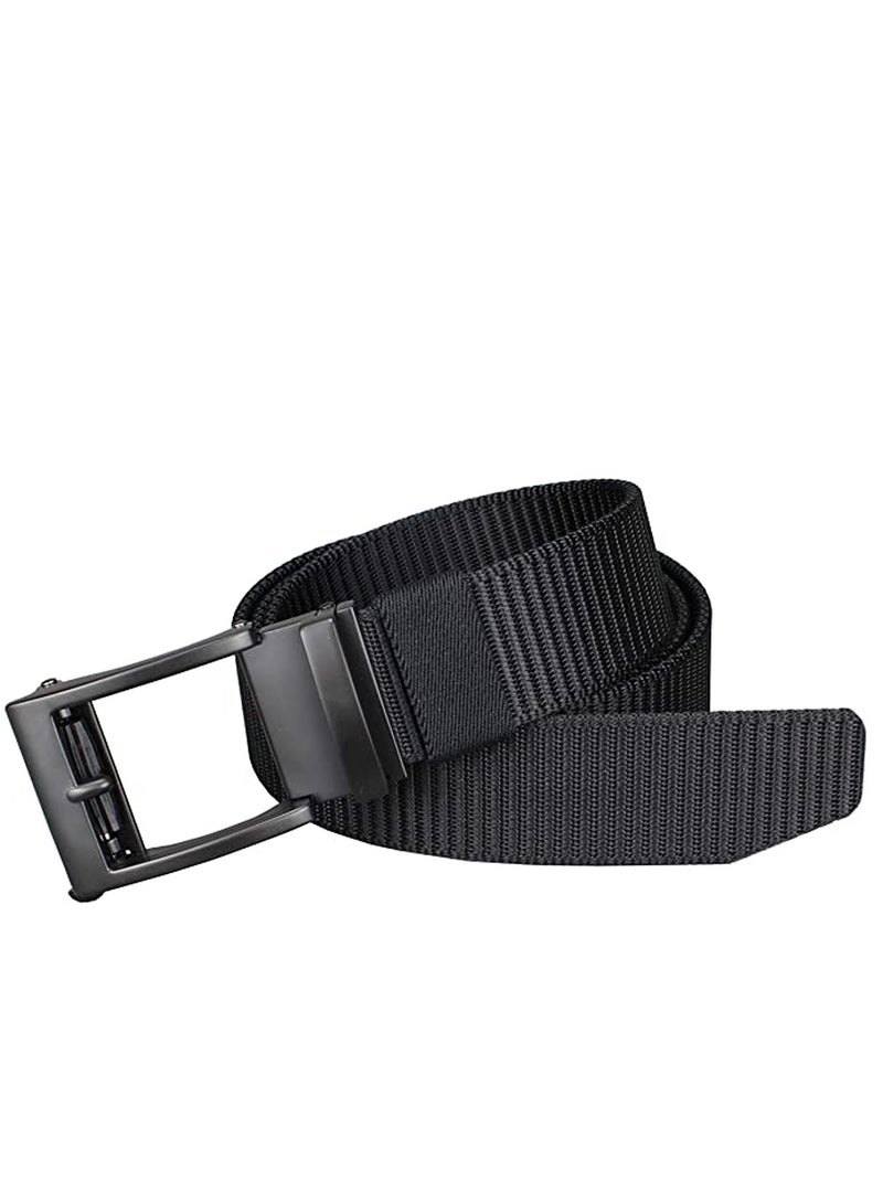 Belts for Men, Slides Men, Ratchet Belt Nylon Web, KASTWAVE Web Nylon Belts for Men Adjustable Automatic Slide Click Ratchet Golf Belt