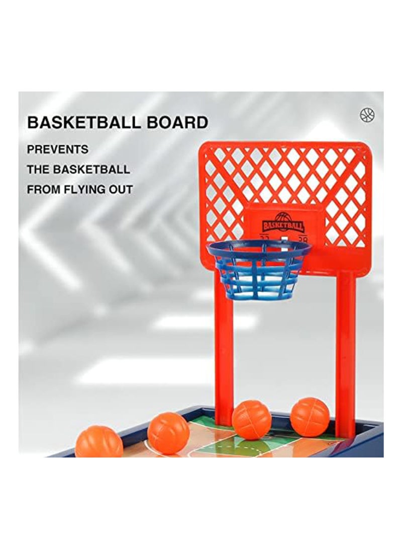 6-Pack Mini Basketball Game Set, Fun Party Favors and Goodie Bag Stuffers, Classic Arcade Tabletop Basketball, Carnival Games, Stress Relief Novelty Toys.