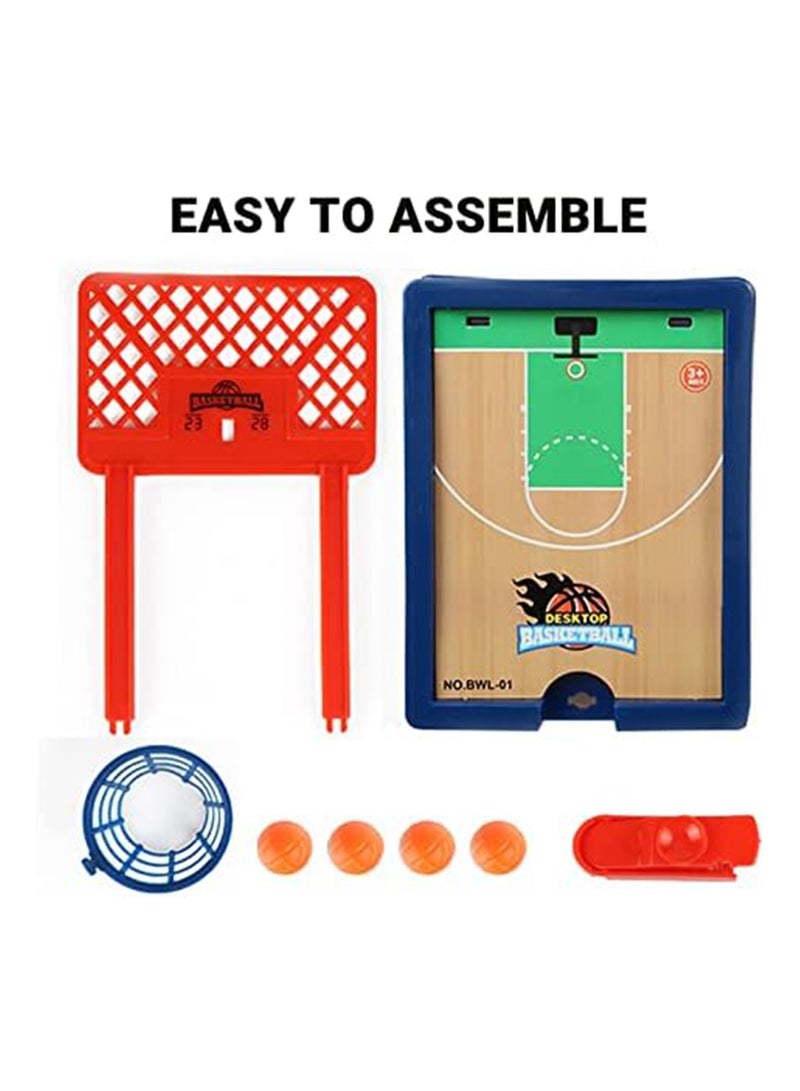 6-Pack Mini Basketball Game Set, Fun Party Favors and Goodie Bag Stuffers, Classic Arcade Tabletop Basketball, Carnival Games, Stress Relief Novelty Toys.