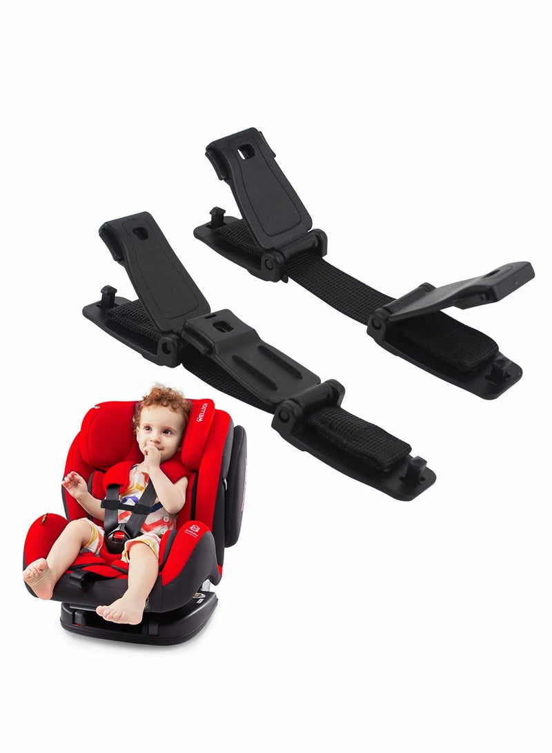 Anti Escape Car Seat Strap Baby Harness Chest Clip, Baby Safety Strap Prevent Children/Kids Taking Their Arms Out of Child Car Seat/High Chairs/Strollers/Baby Reins(2 Pack)