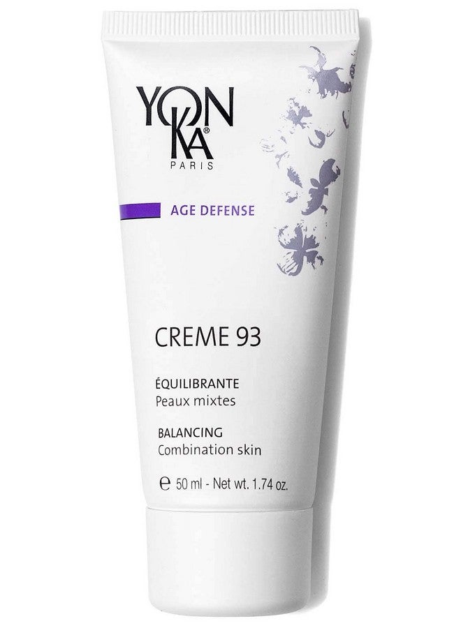 Yonka Creme 93 Mattifying Moisturizer (50Ml) Balancing Facial Cream For Combination Skin Balance Oily Complexion With Vitamins Ac And E Parabenfree