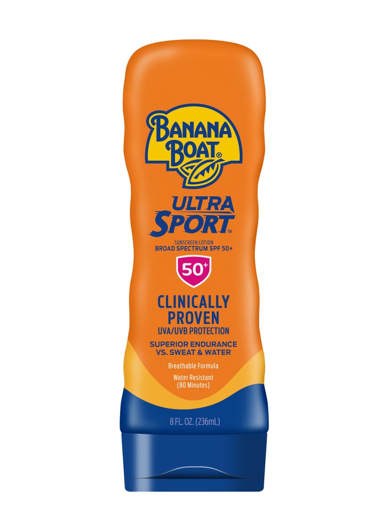 Banana Boat Ultra Sport Sunscreen Lotion - SPF 50+ - 8 Fl Oz