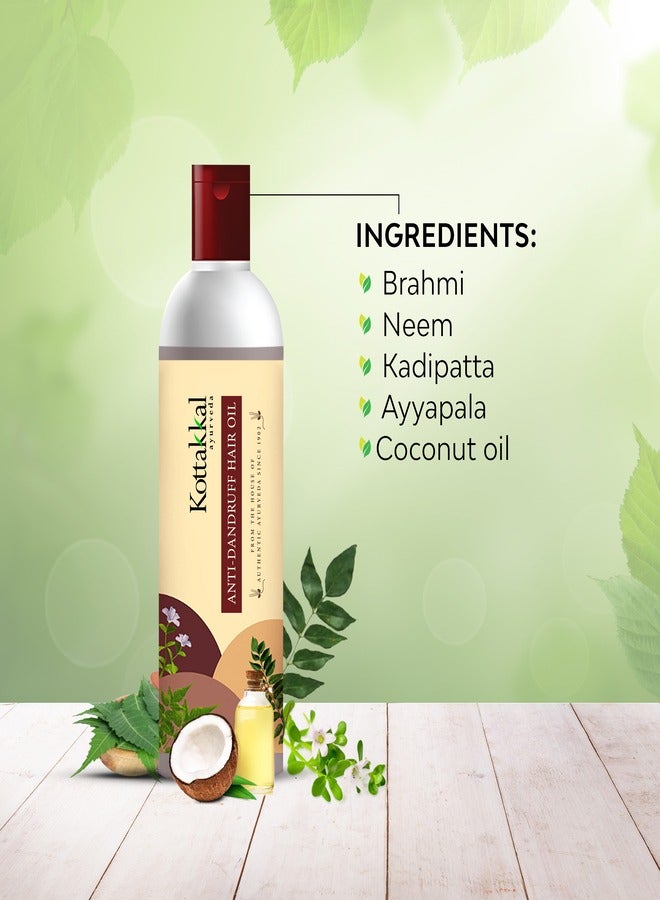 Kottakkal ayurveda® Anti Dandruff Hair Oil | No Artificial Colour & Fragrance | Paraben & Sulphate Free - 150 ml