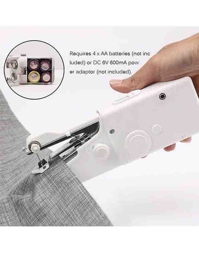 Portable Electric Sewing Machine Mini Cordless Portable Sewing Device Handy Stitch Tool Home Repair Crafts