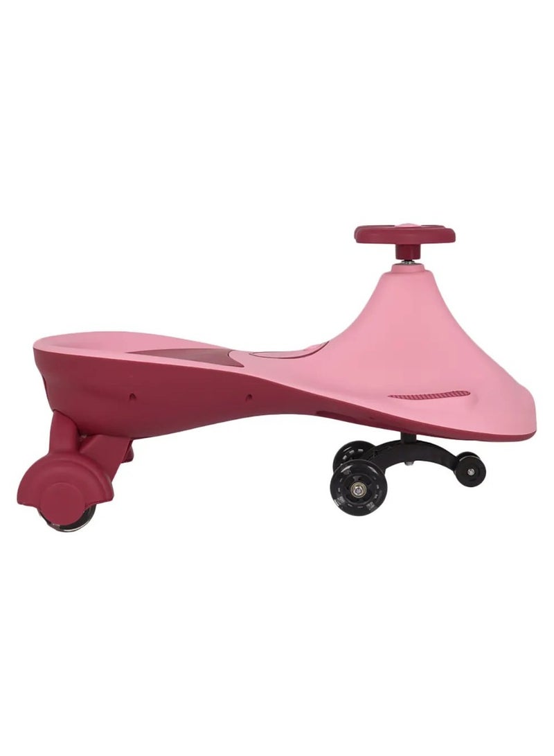 Swing Car Ride On Toy for Children - Pink