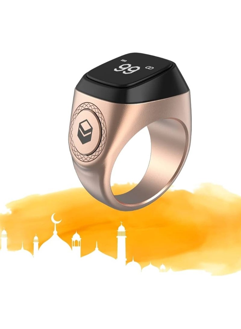 Smart Zikr Ring Tasbih For Muslims 5 Prayer Time Reminder Plastic Ring