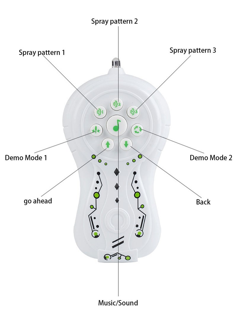 Children's Toy Simulation Spider Electric Remote Control Deformable Spray Model Set